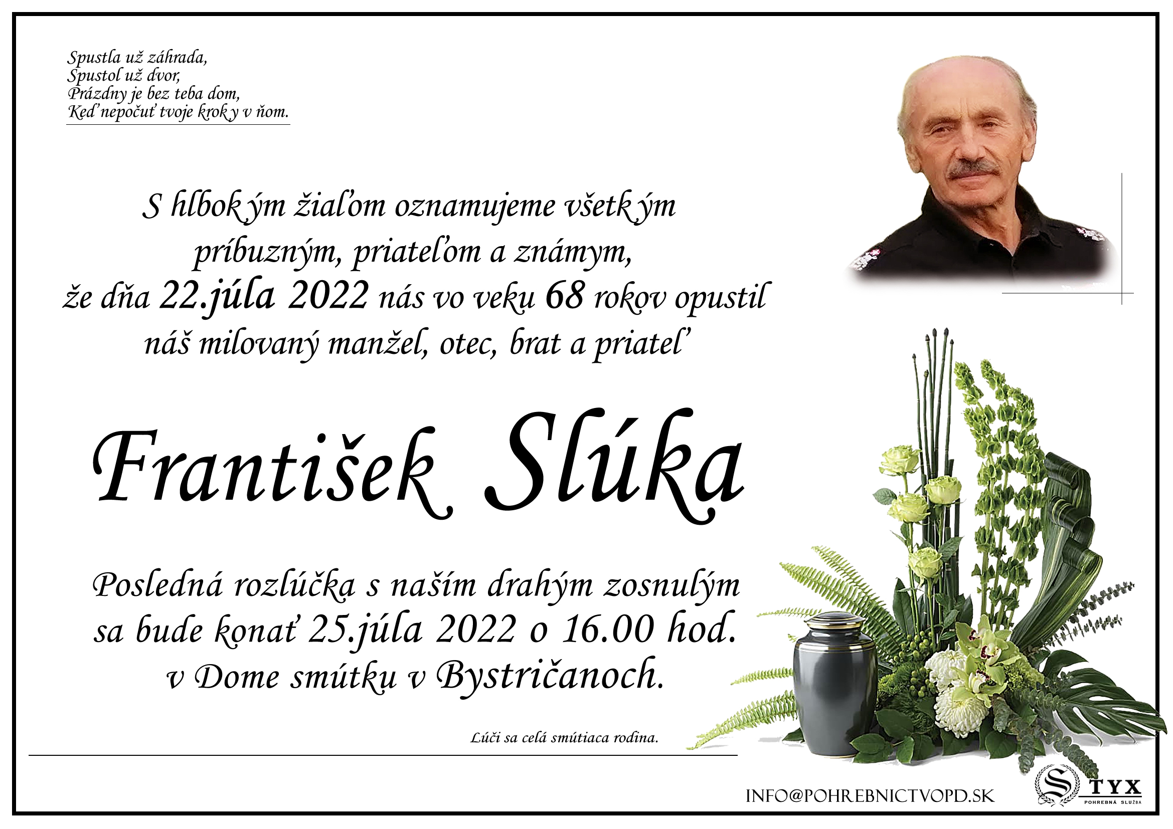 František Sluka - parte