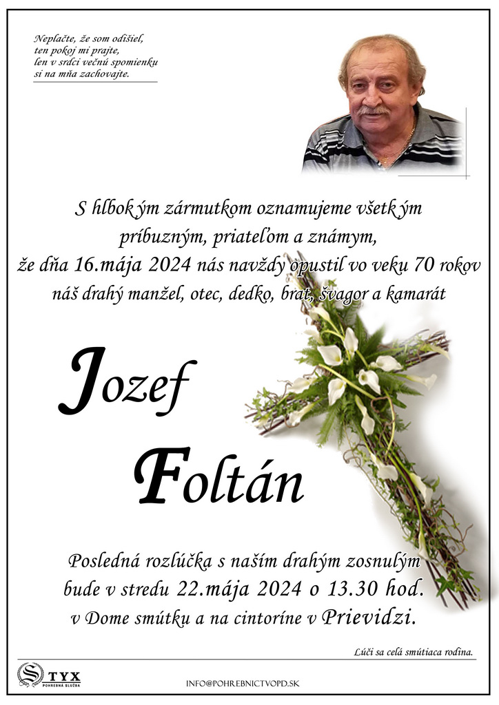 Jozef Foltan - parte