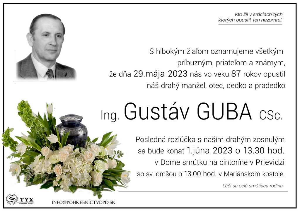 Gustav Guba - parte