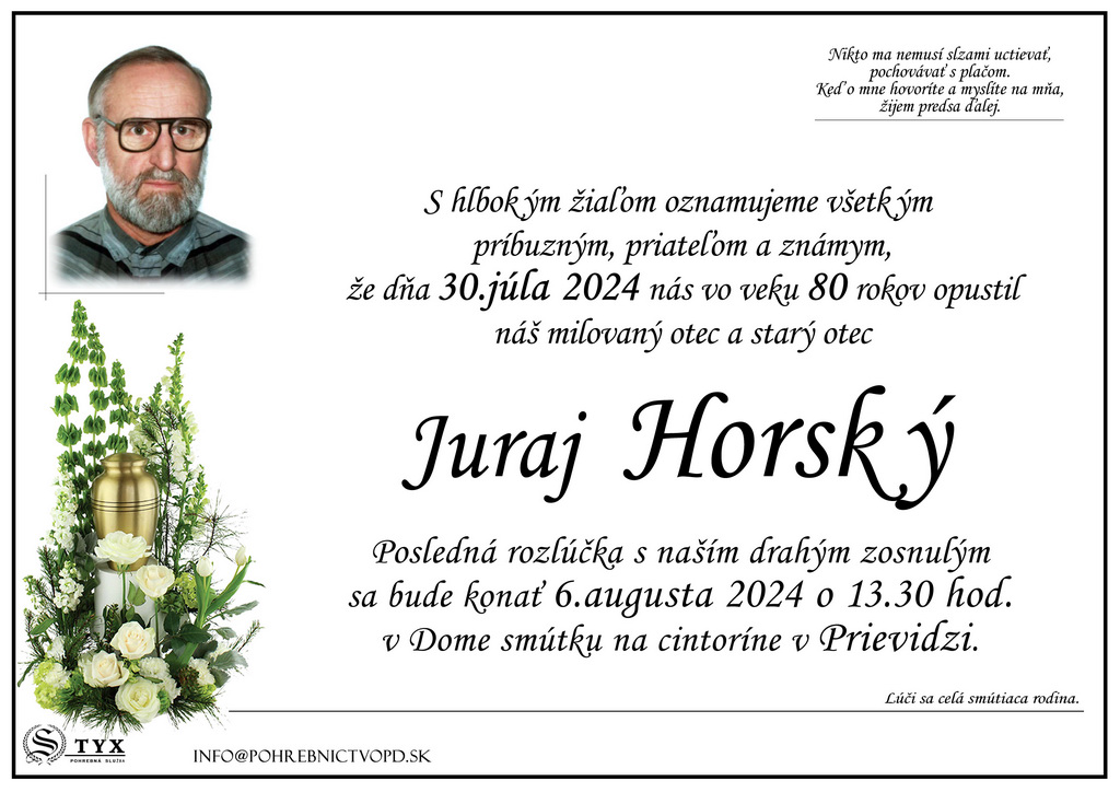 Juraj Horsky - parte