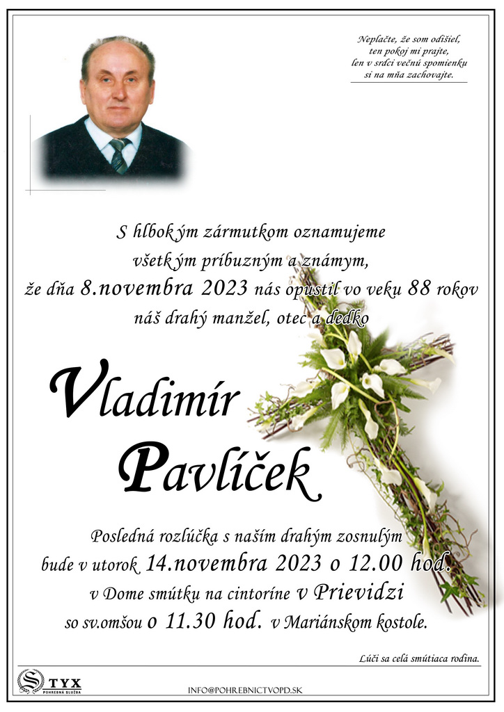 Vojtech Pavlicek - parte