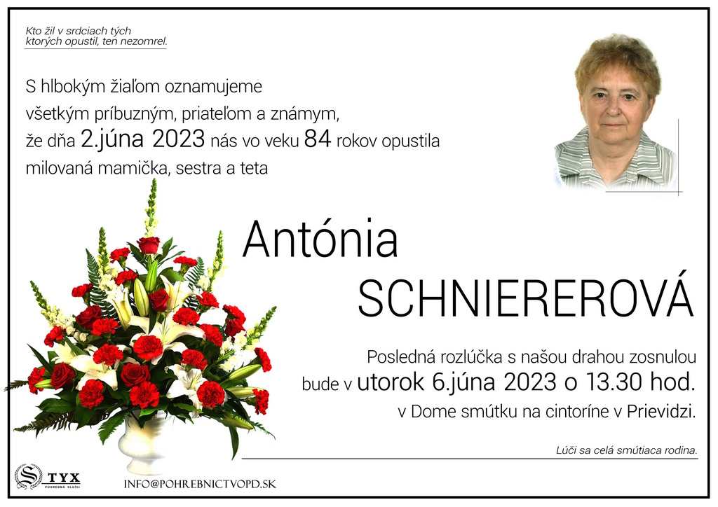 Antonia Schniererova - parte