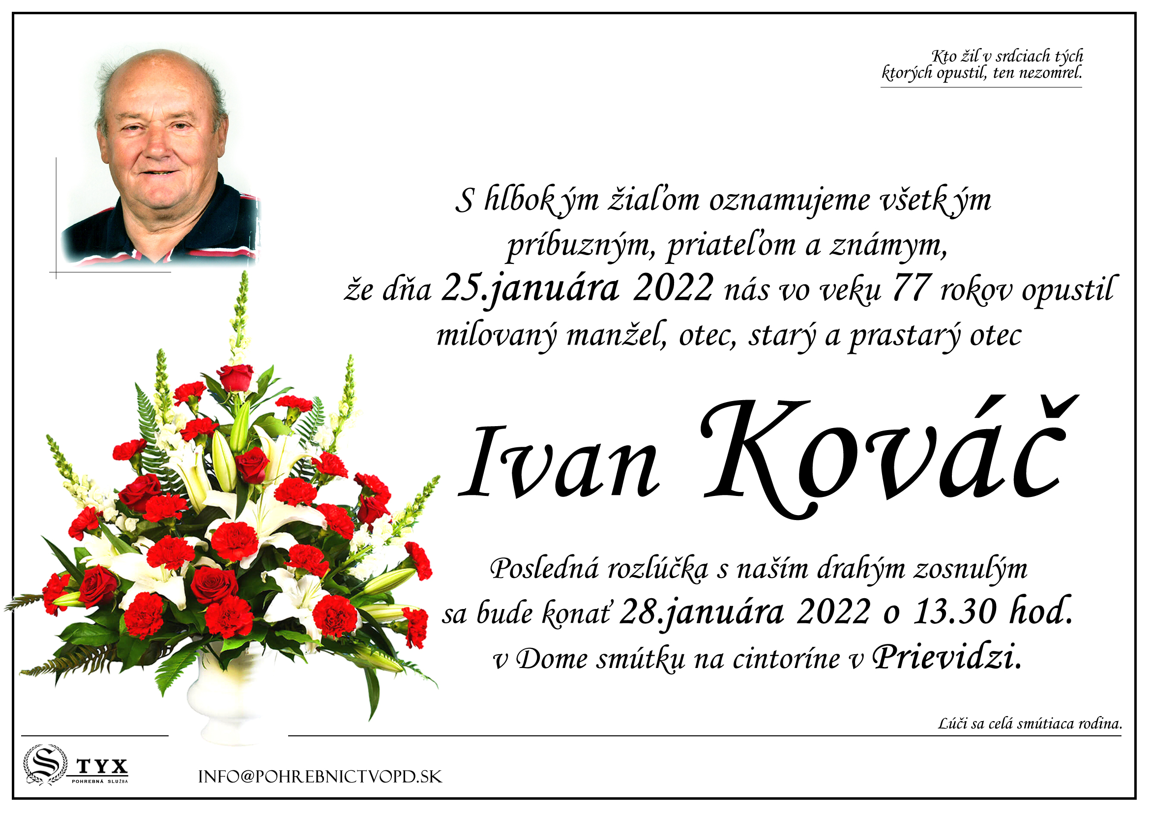 Ivan Kováč - parte