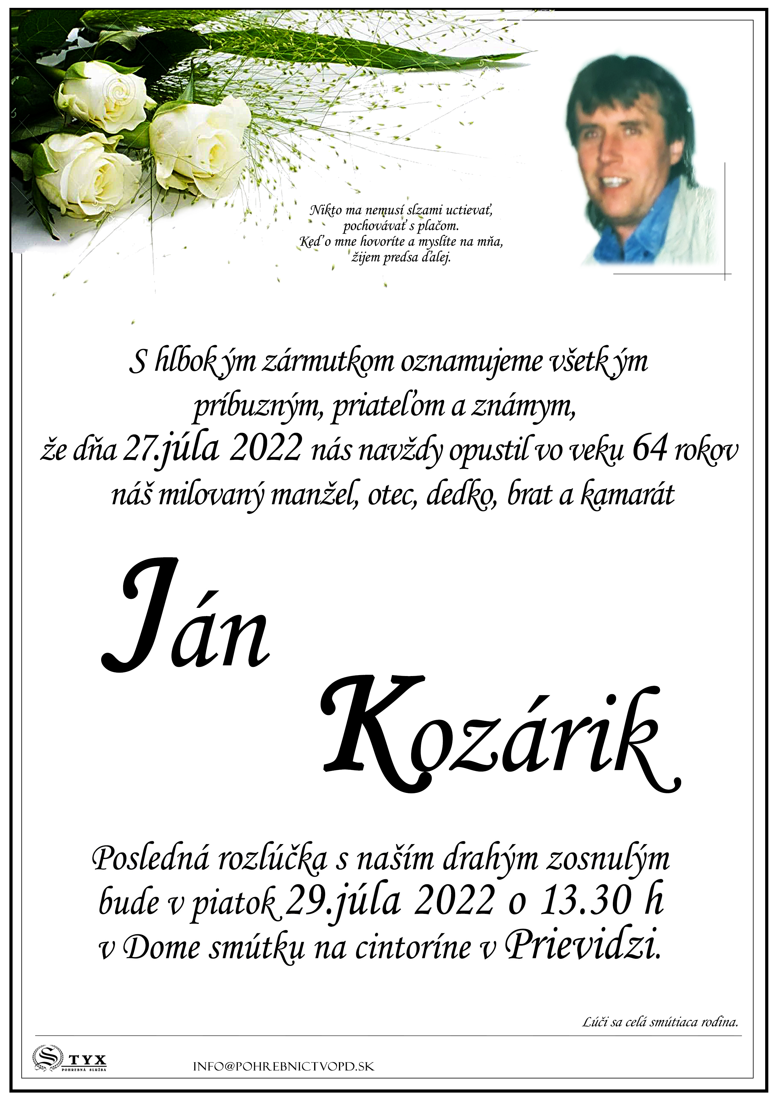 Jan Kozarik - parte