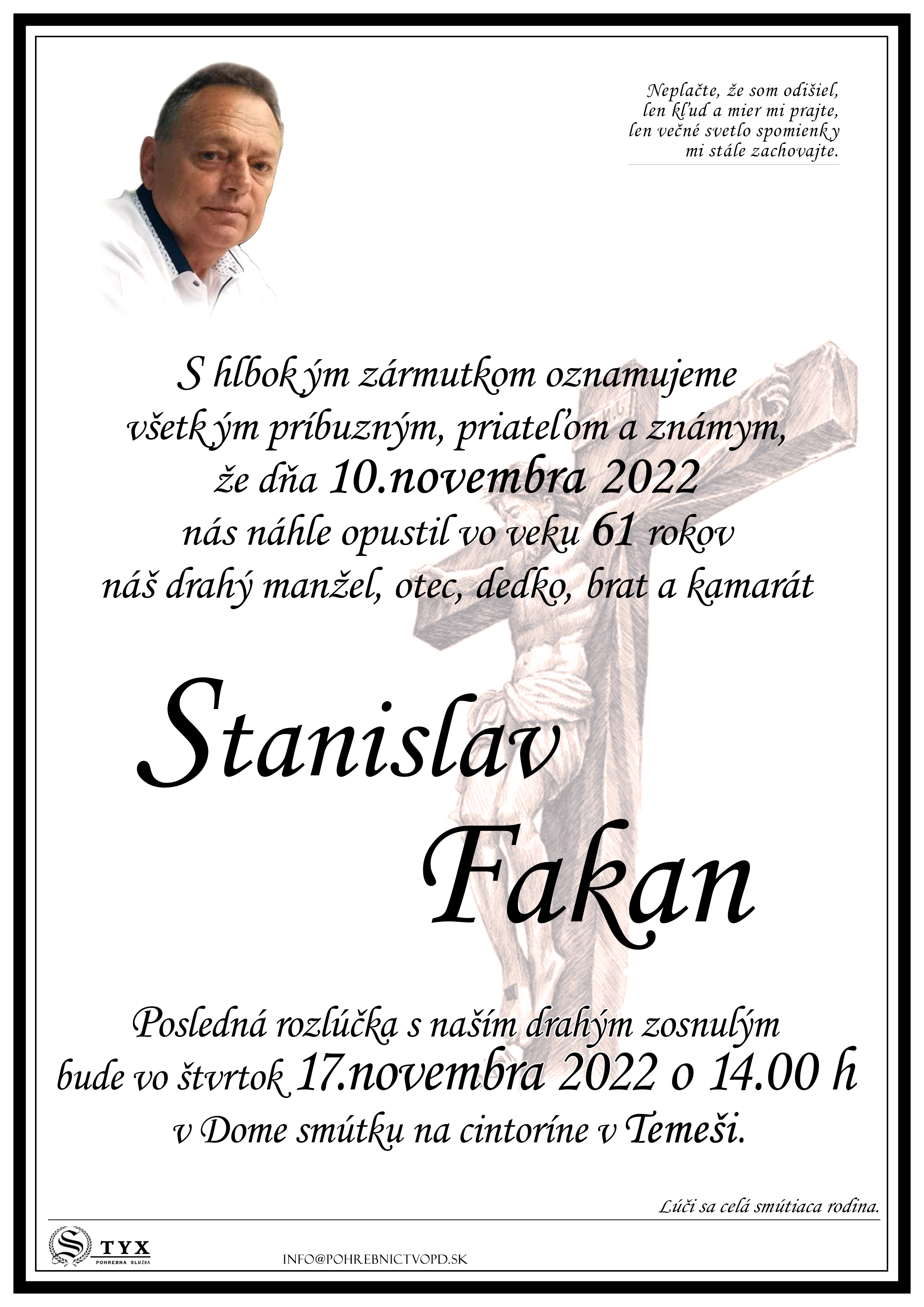 Stanislav Fakan - parte