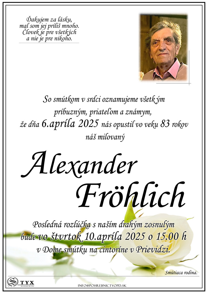 Alexander Frohlich - parte