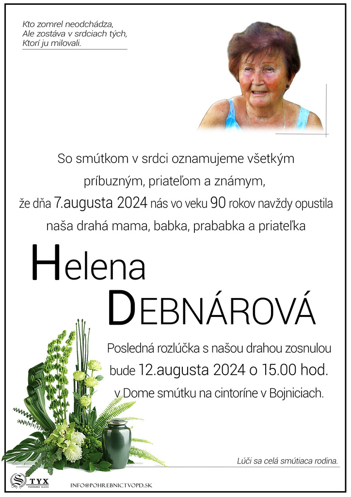 Helena Debnarova - parte