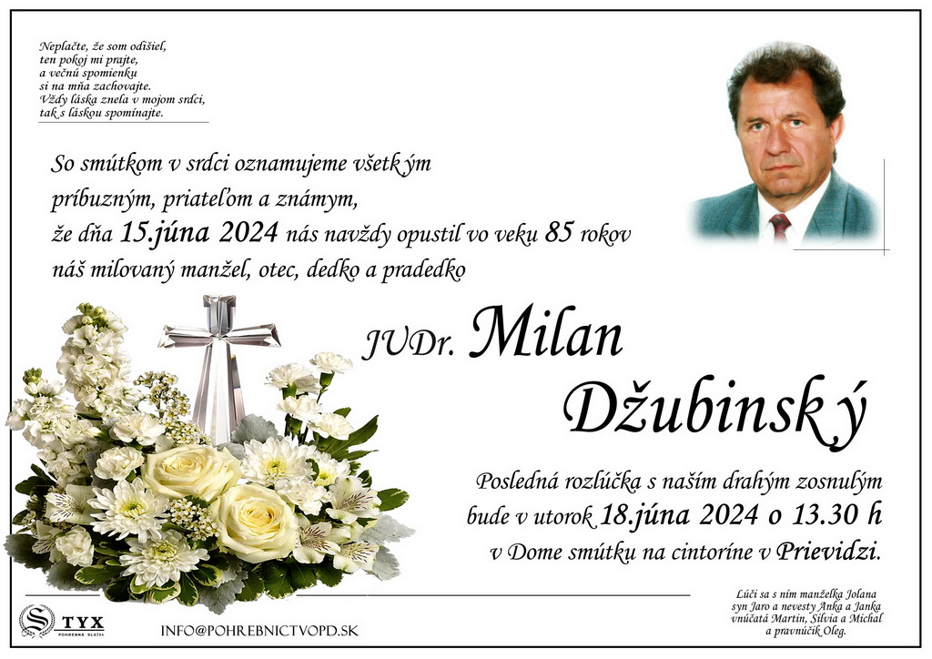 Milan Dzubinsky - parte
