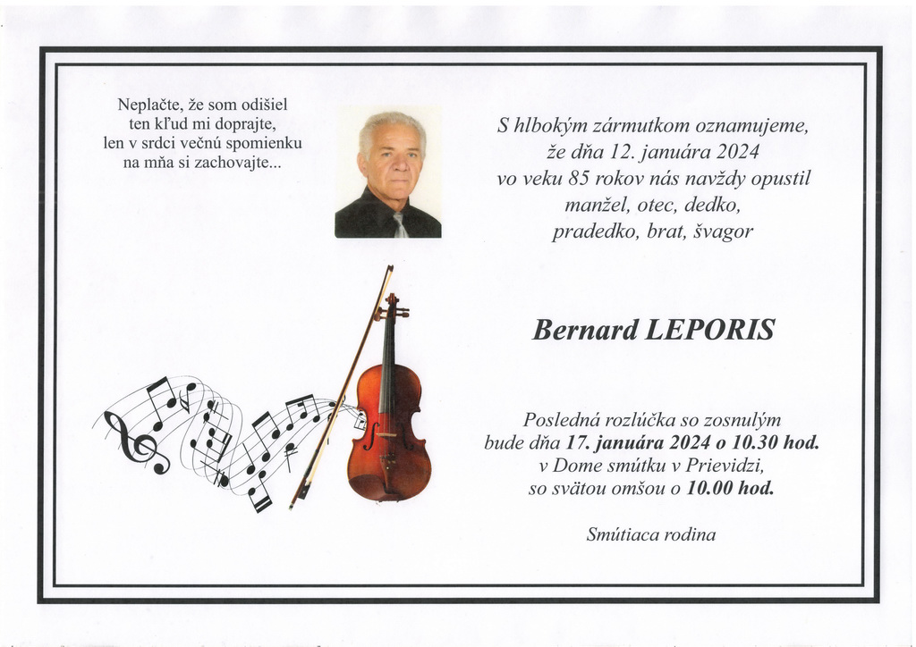 Bernard Leporis - parte