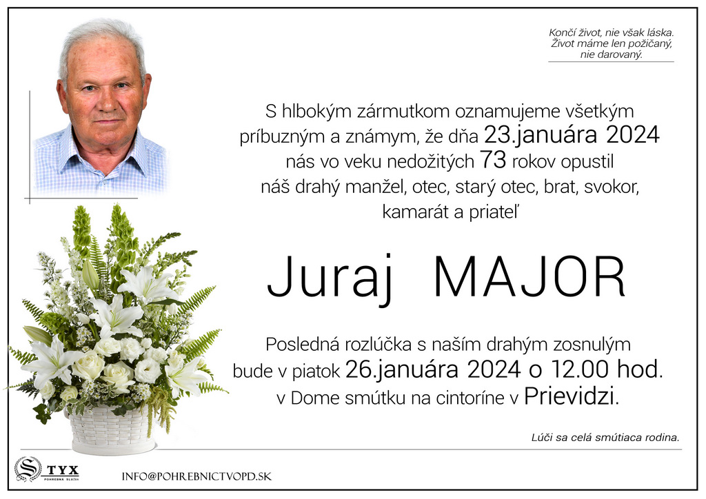 Juraj Major - parte