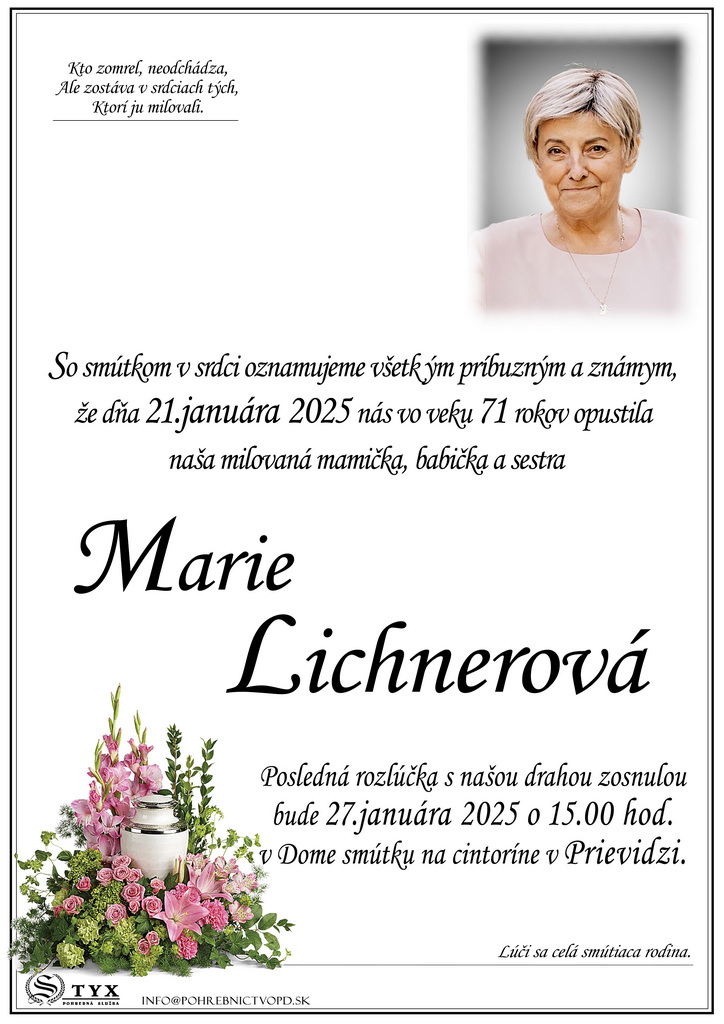 Marie Lichnerova - parte