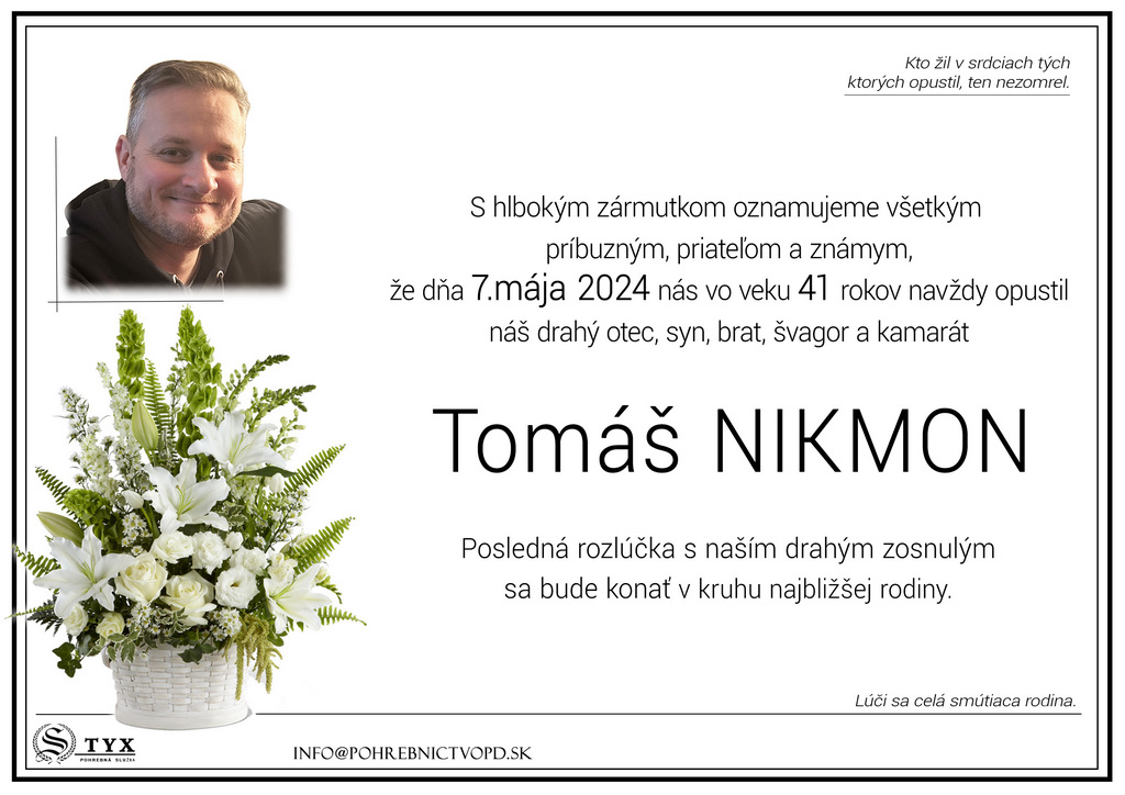 Tomas Nikmon - parte