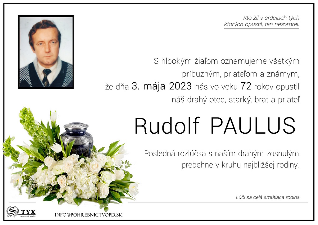 Rudolf Paulus - parte