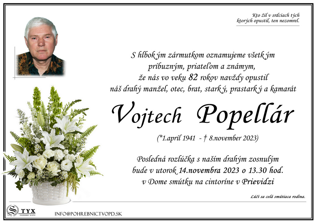 Vojtech Popellar - parte