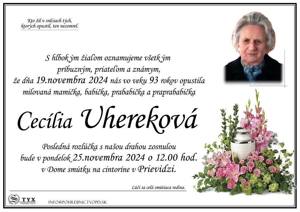 Cecilia Uherekova - parte